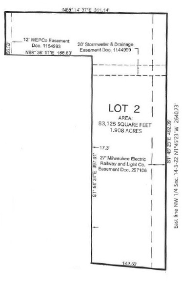 6940 Washington Ave, Racine, WI à louer - Plan cadastral – Image 2 sur 2