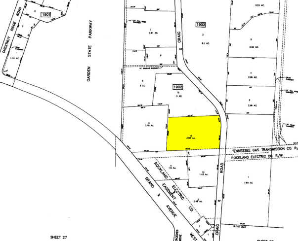 20 Craig Rd, Montvale, NJ à vendre - Plan cadastral – Image 2 sur 5