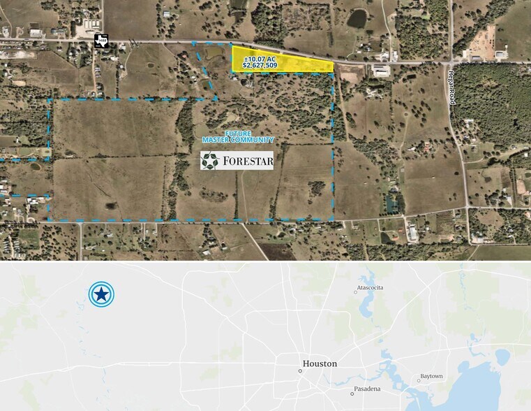 29609 FM 1488 - ±10.07 Acres on FM 1488 Rd, Waller, TX à vendre - Photo de l’immeuble – Image 2 sur 3