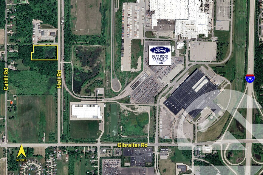 Hall Rd, Flat Rock, MI à vendre - Photo de l’immeuble – Image 1 sur 1