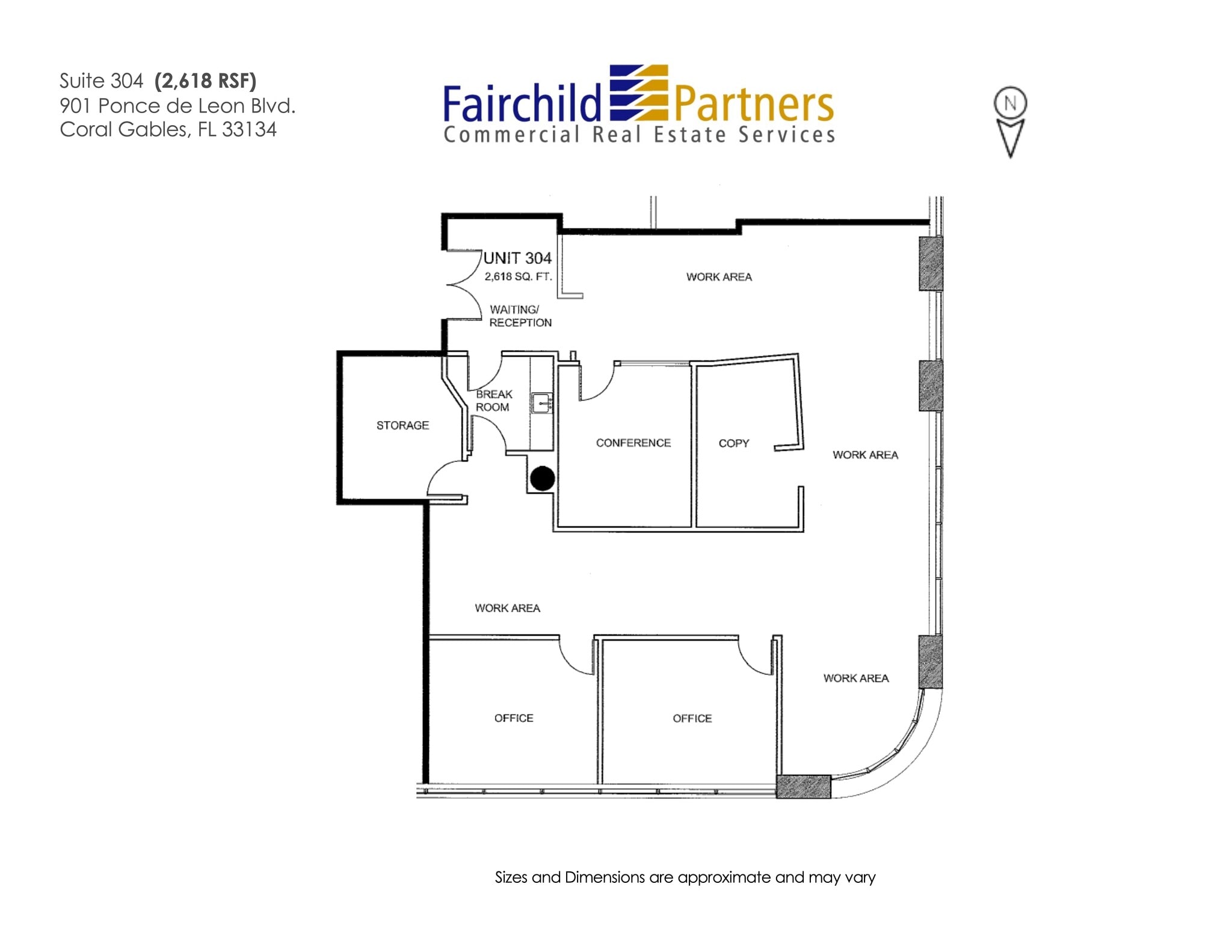 901 Ponce de Leon Blvd, Coral Gables, FL à louer Plan de site– Image 1 sur 1