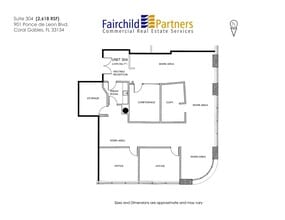 901 Ponce de Leon Blvd, Coral Gables, FL à louer Plan de site– Image 1 sur 1