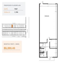 7059-7077 1/2 Vineland Ave, North Hollywood, CA à louer Plan d’étage– Image 1 sur 1