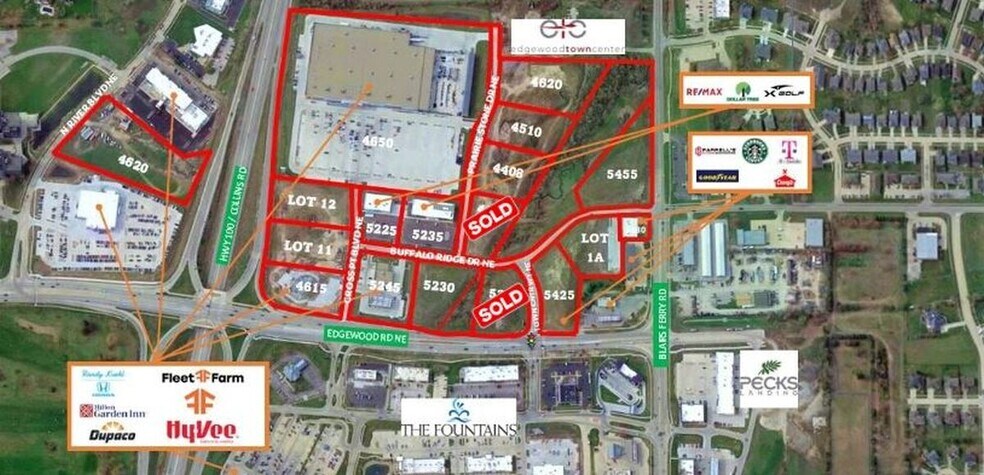 Edgewood Town Centre NE, Cedar Rapids, IA à vendre - Photo de l’immeuble – Image 1 sur 2