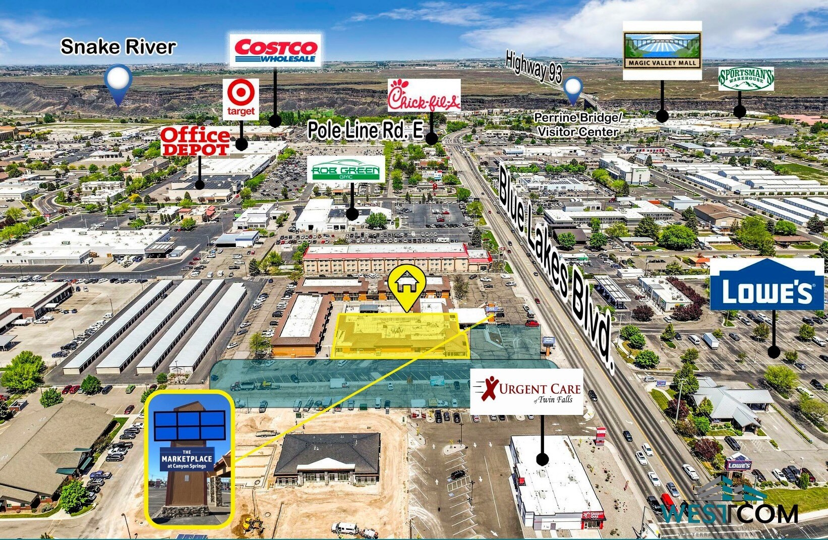 1357 Blue Lakes Blvd N, Twin Falls, ID à louer Photo de l’immeuble– Image 1 sur 17