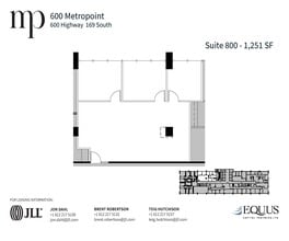 600 Highway 169 S, Saint Louis Park, MN à louer Plan d’étage– Image 1 sur 1