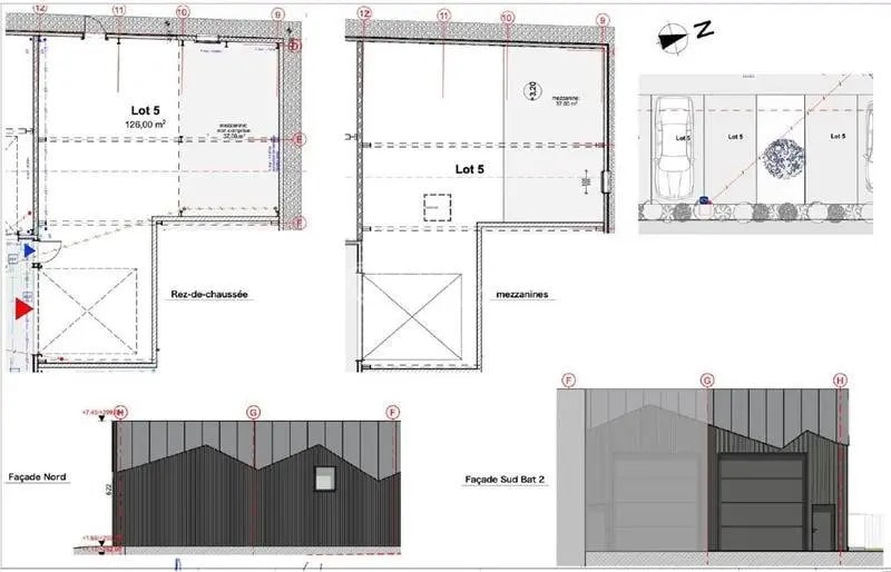 Local d'activités dans Saint-Étienne-la-Varenne à vendre - Plan d’étage – Image 3 sur 5