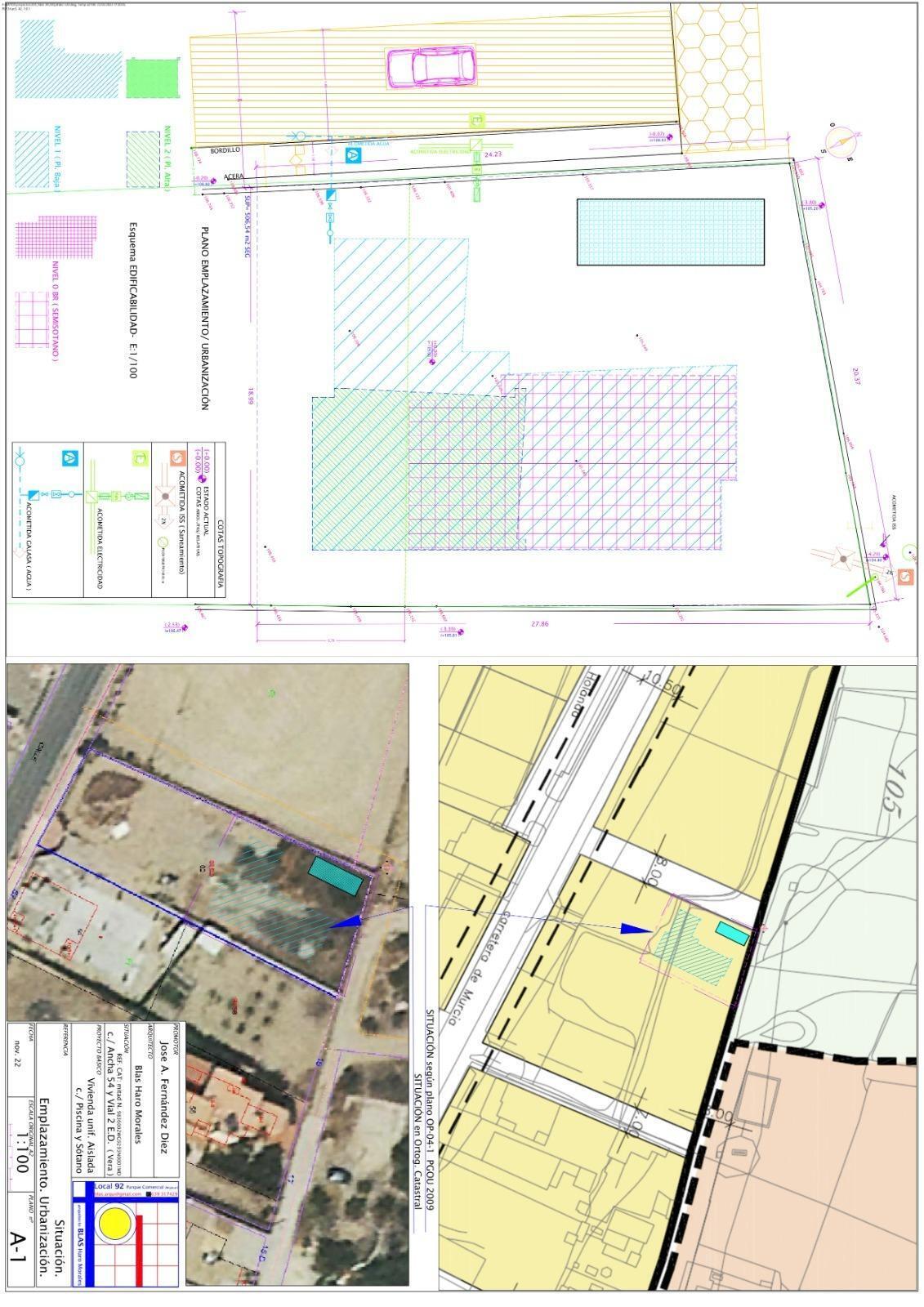Terrain dans Vera, Almería à vendre Plan de site– Image 1 sur 8