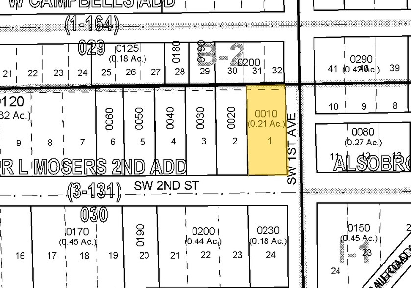 162 SW 1st Ave, Homestead, FL à vendre - Plan cadastral – Image 2 sur 2