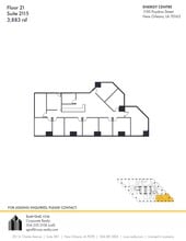 1100 Poydras St, New Orleans, LA à louer Plan de site– Image 1 sur 1