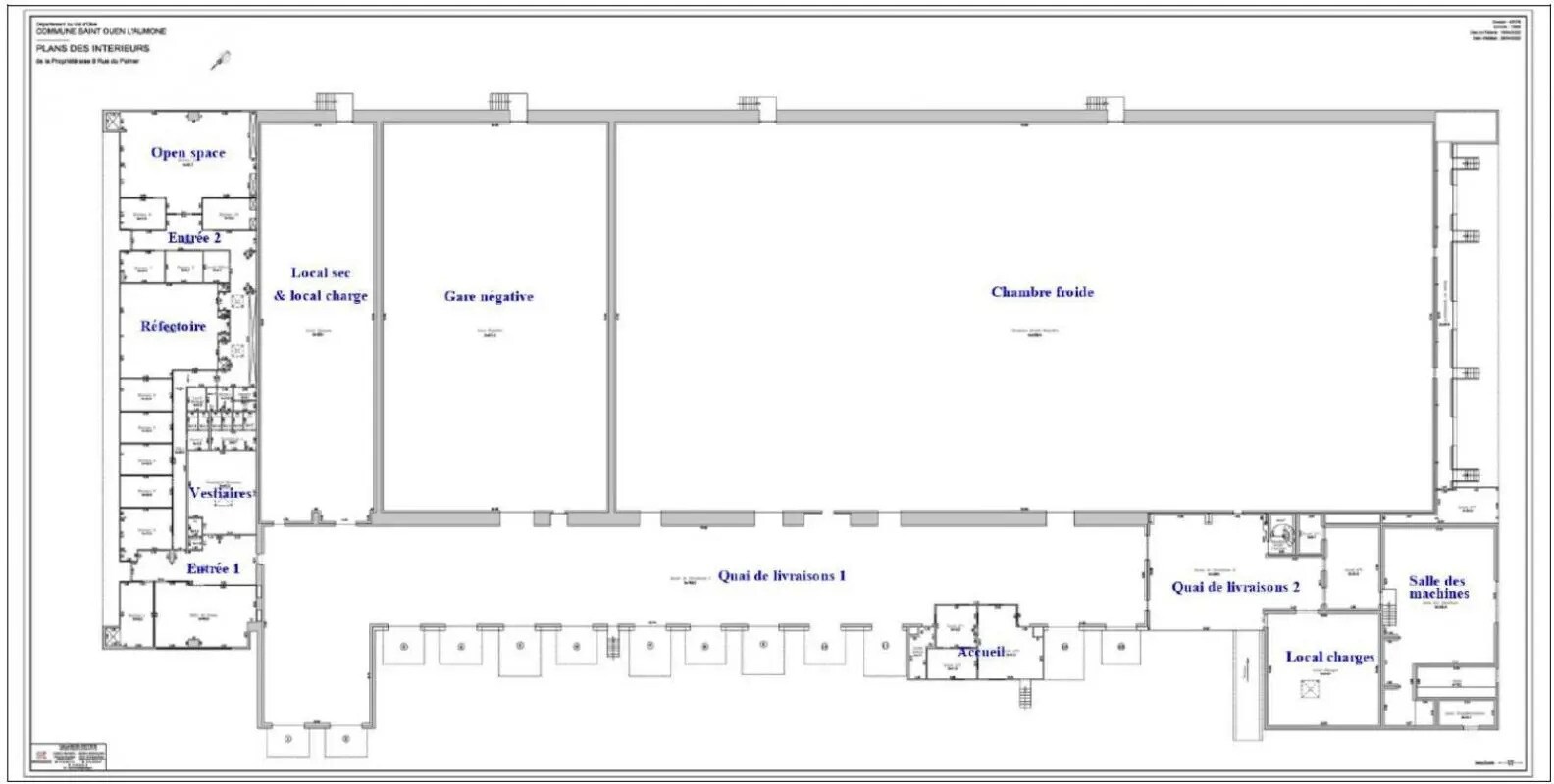 Local d’activités dans Saint-Ouen-l'Aumône à louer Plan d’étage– Image 1 sur 9