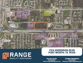 7124 Anderson Blvd, Fort Worth, TX - Vue aérienne  vue de carte