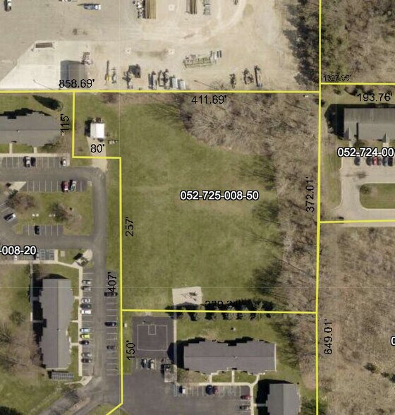 E Washington St, Greenville, MI à vendre - Plan cadastral – Image 2 sur 2