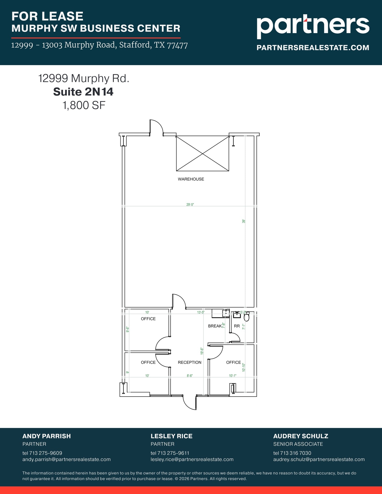 12999-13003 Murphy Rd, Stafford, TX à louer Plan de site– Image 1 sur 1
