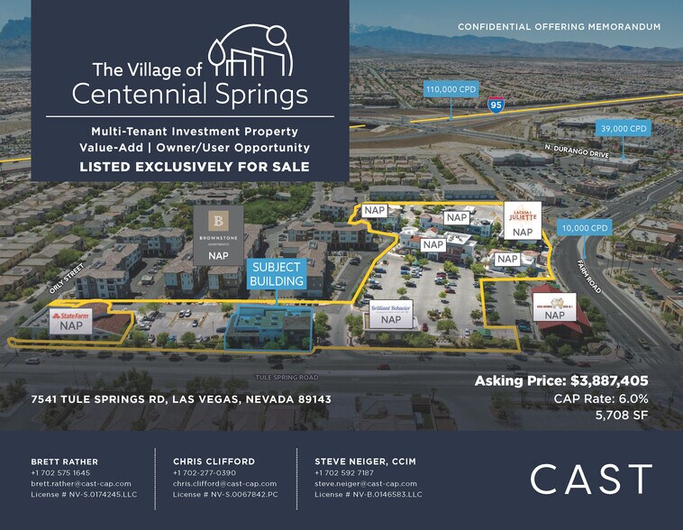 7541 Tule Springs Rd, Las Vegas, NV à vendre - Photo de l’immeuble – Image 2 sur 17