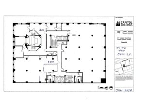 317 Adelaide St W, Toronto, ON à louer Plan d’étage– Image 2 sur 7