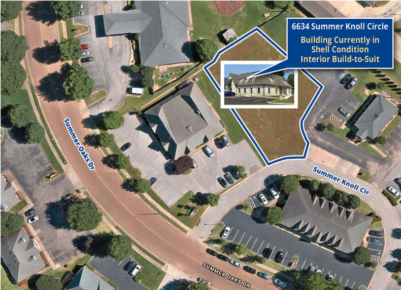6634 Summer Knoll Cv, Bartlett, TN à louer - Aérien – Image 3 sur 4