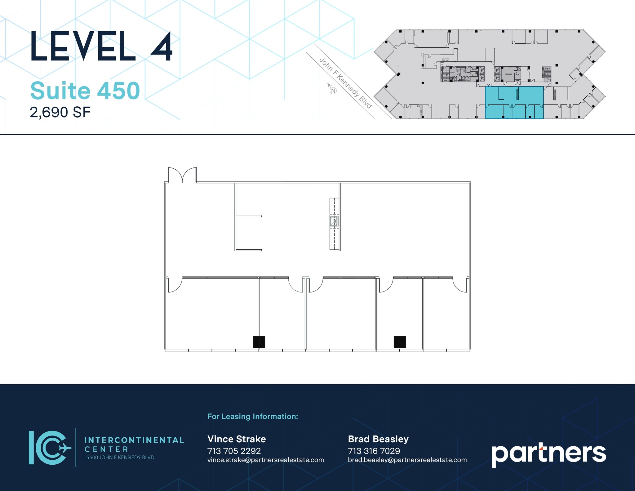 15600 John F Kennedy Blvd, Houston, TX à louer Plan de site– Image 1 sur 1