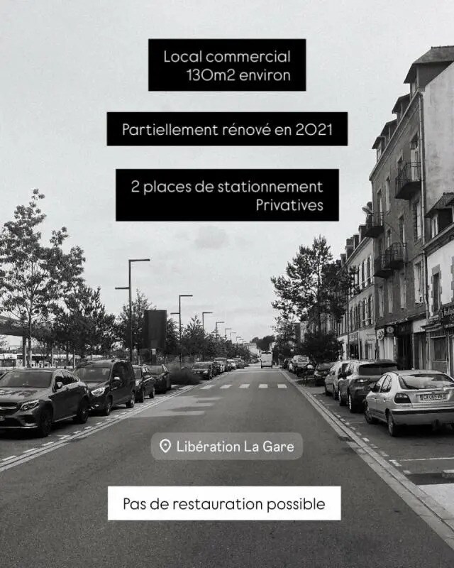 Local commercial dans Quimper à vendre Photo de l’immeuble– Image 1 sur 2