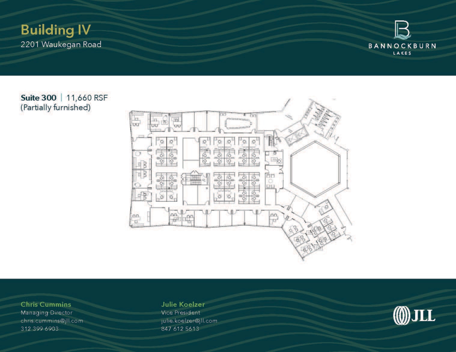 2333 Waukegan Rd, Bannockburn, IL à louer Plan d’étage– Image 1 sur 1