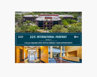 Plus de détails pour 225 International Pky, Lake Mary, FL - Bureau à vendre