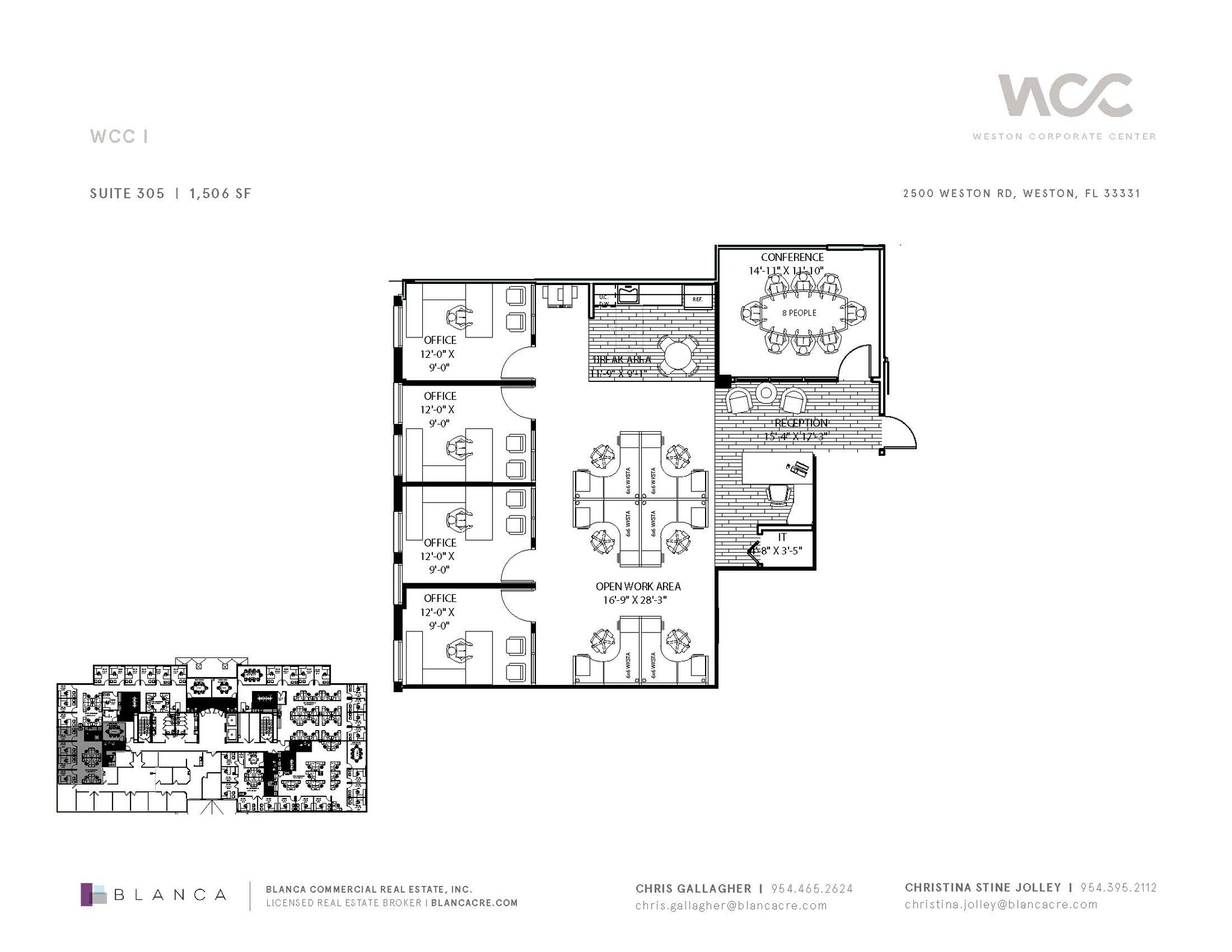 2500 Weston Rd, Weston, FL à louer Plan d’étage– Image 1 sur 1