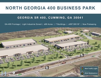 Plus de détails pour 5370 GA SR 400, Cumming, GA - Industriel/Logistique à louer
