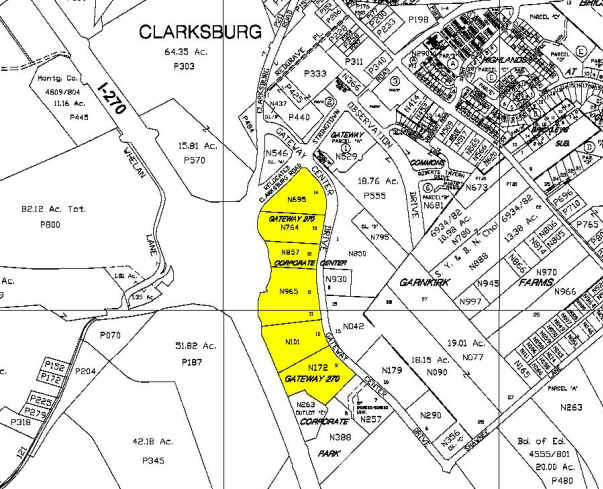 22616 Gateway Center Dr, Clarksburg, MD à louer - Plan cadastral – Image 2 sur 4
