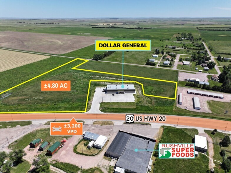 3405 US Hwy 20, Rushville, NE à vendre - Aérien – Image 2 sur 5