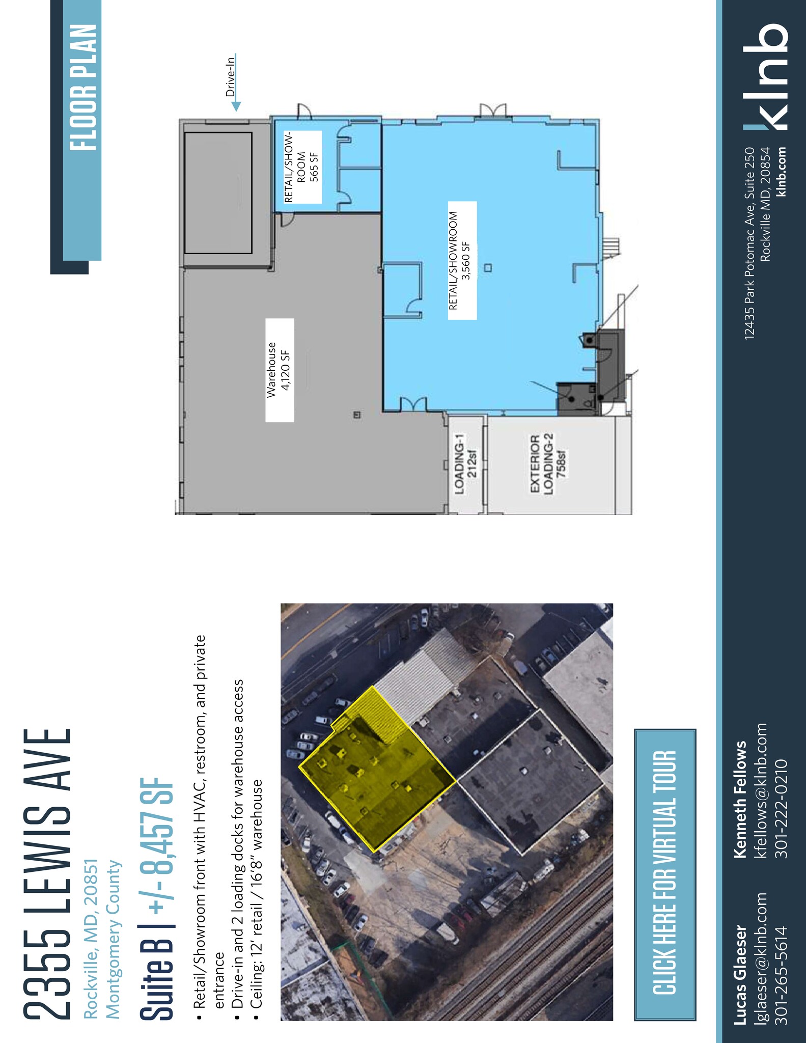 2355 Lewis Ave, Rockville, MD à louer Plan de site– Image 1 sur 7