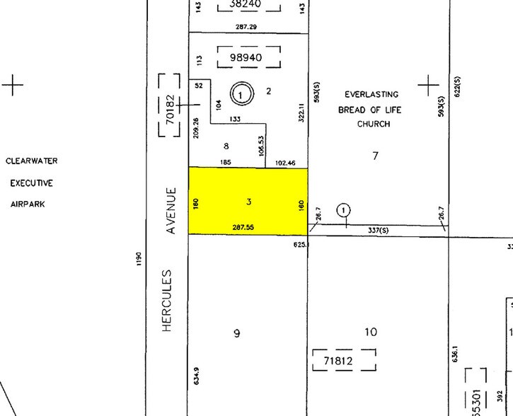 701 N Hercules Ave, Clearwater, FL à louer - Plan cadastral – Image 2 sur 129