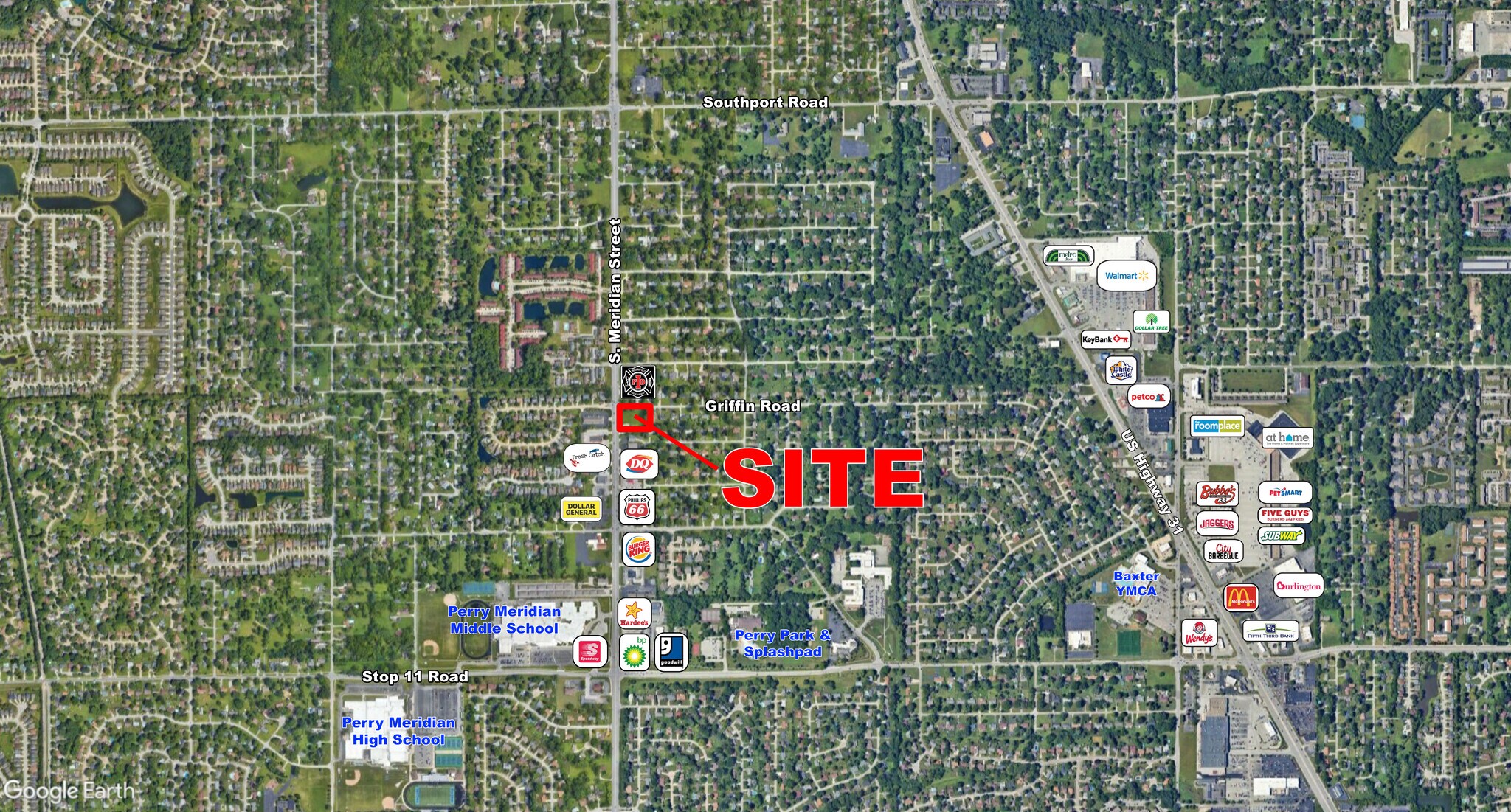 7555 Meridian St, Indianapolis, IN à vendre Autre– Image 1 sur 2