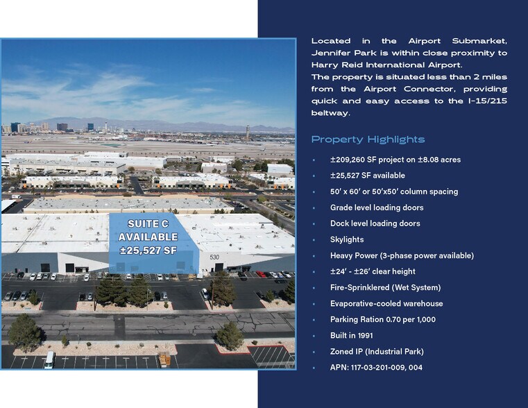 530 E Pamalyn Ave, Las Vegas, NV à louer - Aérien – Image 3 sur 14