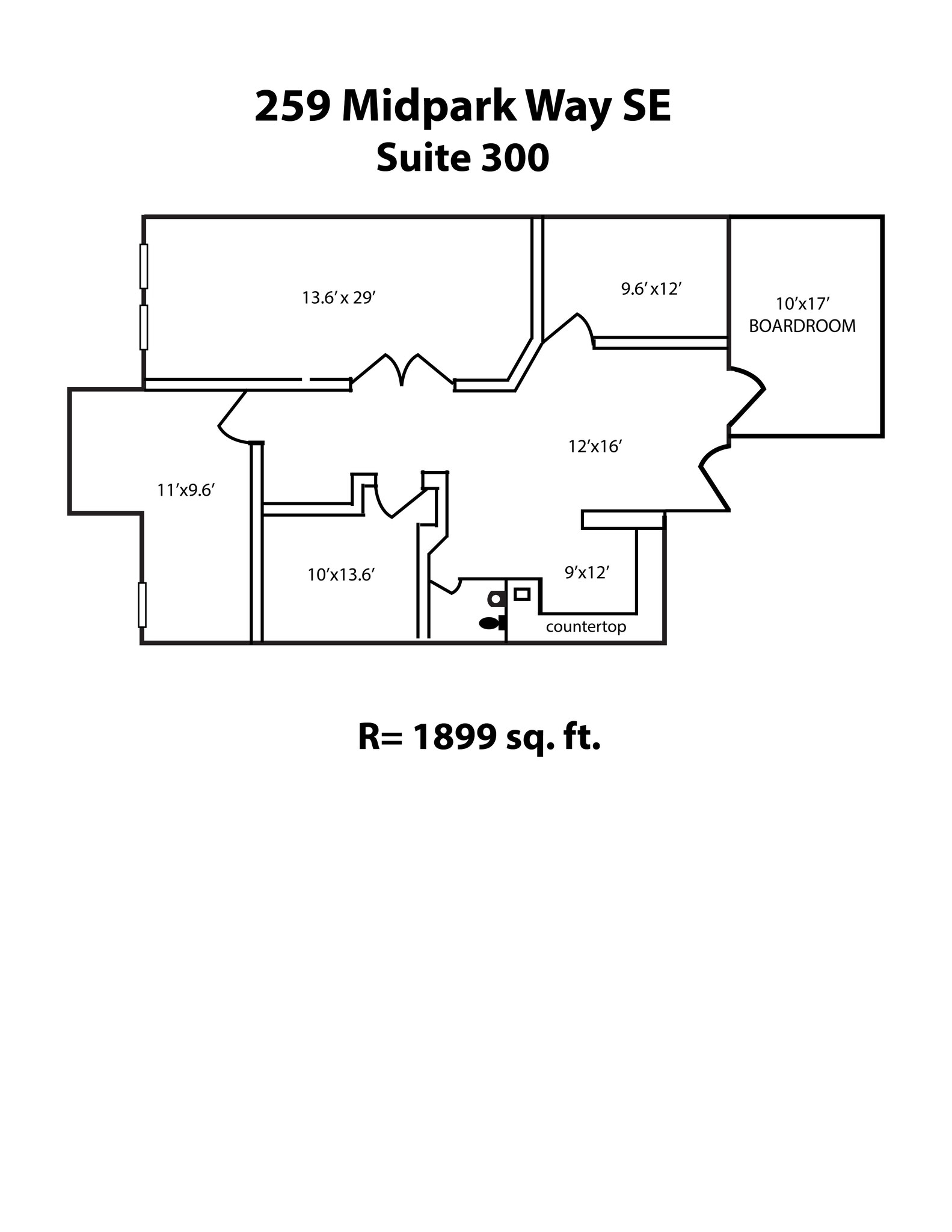 259 Midpark Way SE, Calgary, AB à louer Plan de site– Image 1 sur 13