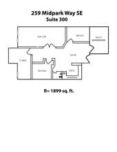 259 Midpark Way SE, Calgary, AB à louer Plan de site– Image 1 sur 13