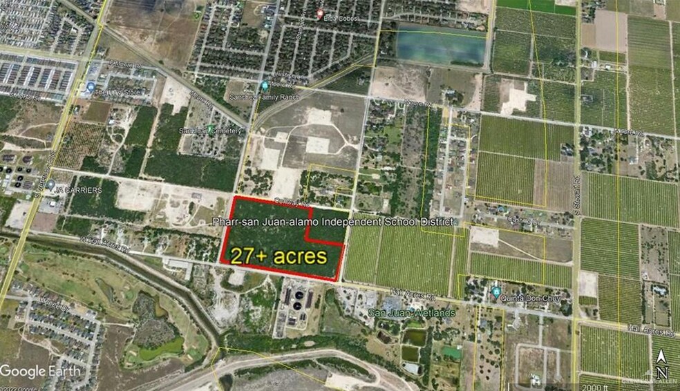 000 Hall Acres Rd, San Juan, TX à vendre - Aérien – Image 1 sur 4