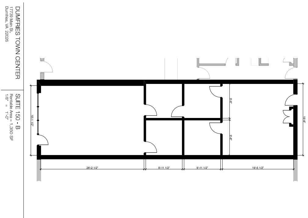 17739 Main St, Dumfries, VA à louer Plan d’étage– Image 1 sur 1