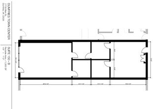 17739 Main St, Dumfries, VA à louer Plan d’étage– Image 1 sur 1