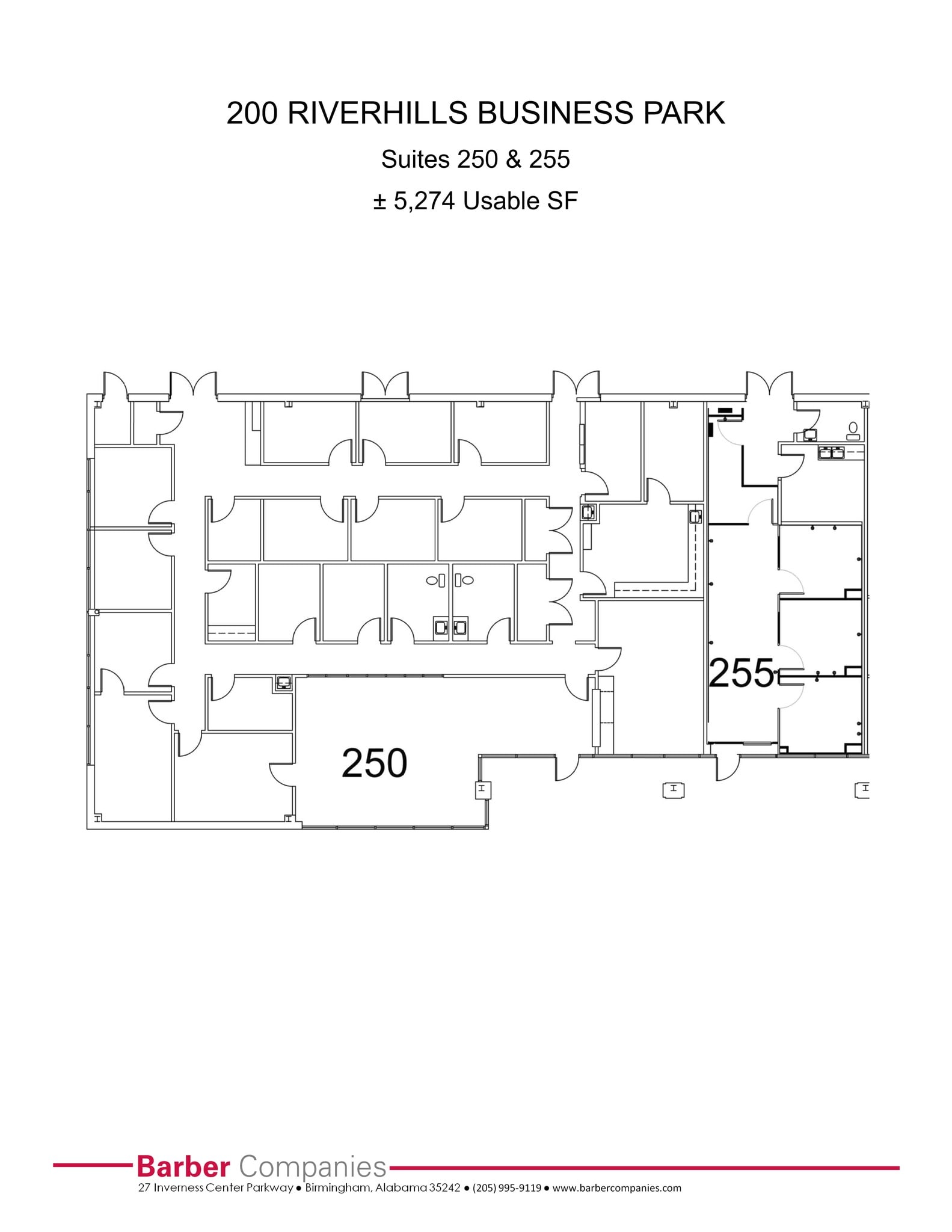 200 Riverhills Business Park, Birmingham, AL à louer Plan de site– Image 1 sur 1