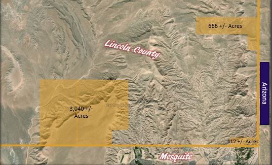 North of Mesquite, Hiko, NV à vendre - Photo de l’immeuble – Image 2 sur 4