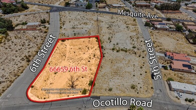 66659 6th St, Desert Hot Springs, CA - Vue aérienne vue de carte - Image1