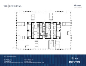 910 Louisiana St, Houston, TX à louer Plan d’étage– Image 1 sur 1