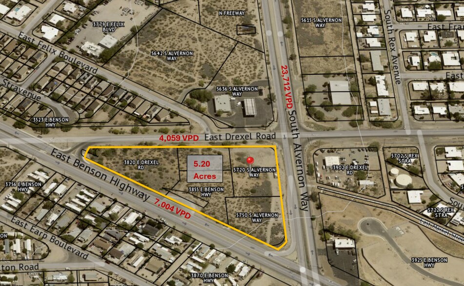 5720 S Alvernon Way, Tucson, AZ à vendre - Photo de l’immeuble – Image 2 sur 3