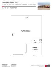 2125 W Pioneer Pky, Grand Prairie, TX à louer Plan d’étage– Image 1 sur 1
