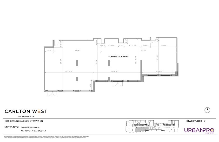 1655 Carling Av, Ottawa, ON à louer - Plan de site – Image 3 sur 4