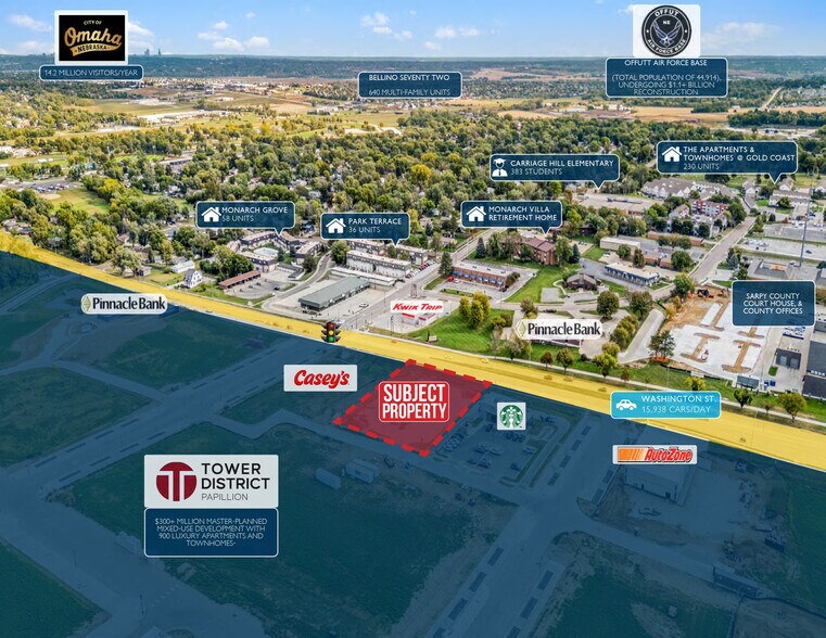 117 W Cedardale Rd, Papillion, NE à vendre - Photo de l’immeuble – Image 3 sur 6