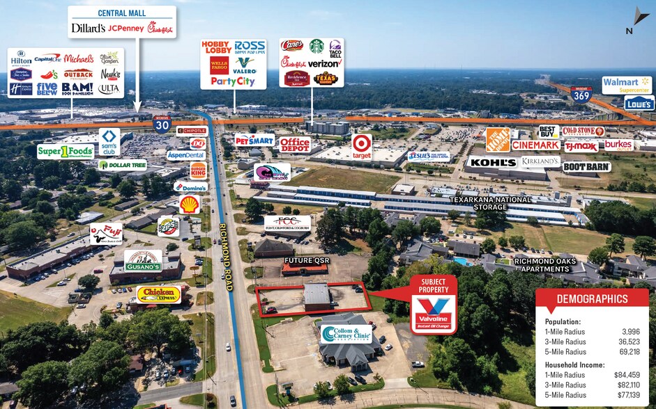 2905 Richmond Rd, Texarkana, TX à vendre - Photo de l’immeuble – Image 3 sur 3
