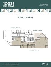 10333 Richmond Ave, Houston, TX à louer Plan d’étage– Image 1 sur 1