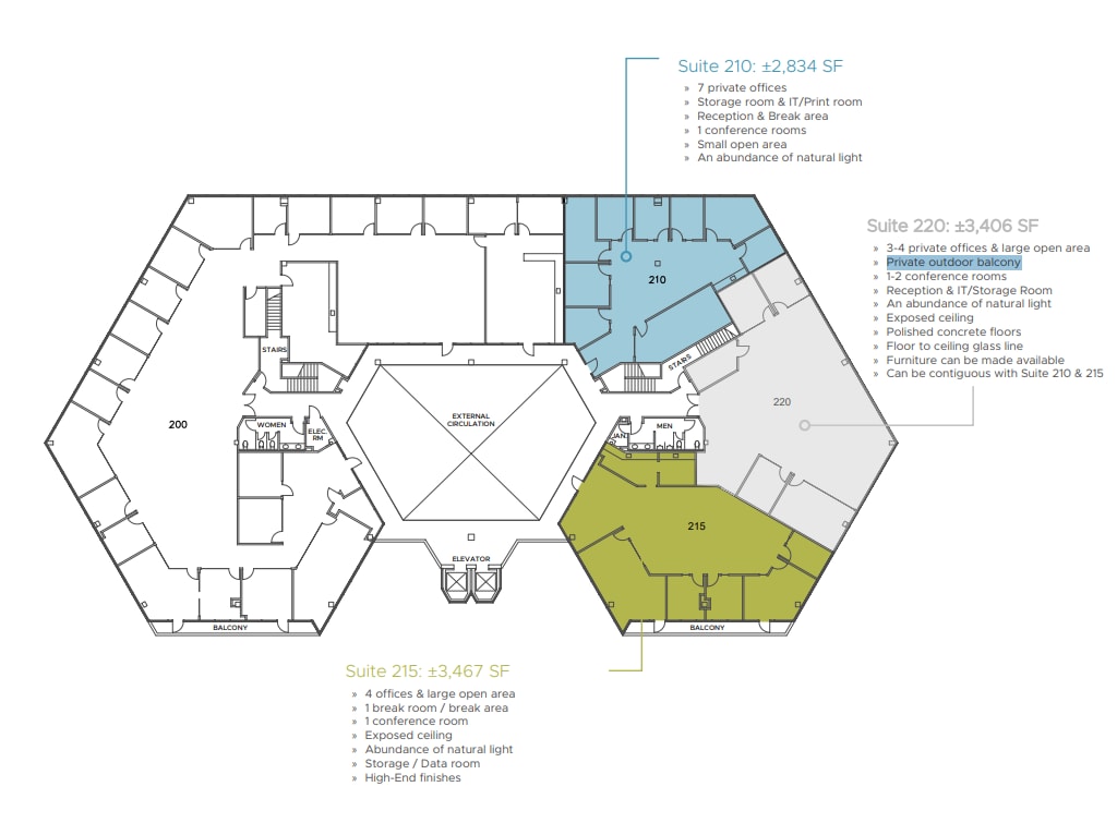 10525 Vista Sorrento Pky, San Diego, CA à louer Plan d’étage– Image 1 sur 1