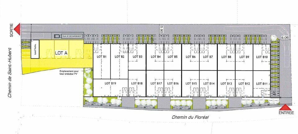Chemin Du Floreal, Lattes à vendre - Plan de site – Image 3 sur 5
